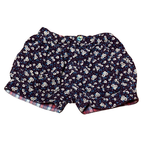 Matilda Jane Girls Size 8 Friends Forever Shelby Corduroy Floral Shorts Purple - Picture 2 of 10
